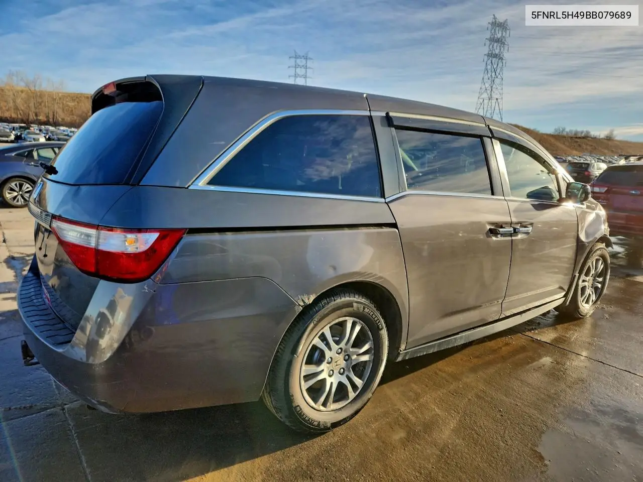 5FNRL5H49BB079689 2011 Honda Odyssey Ex