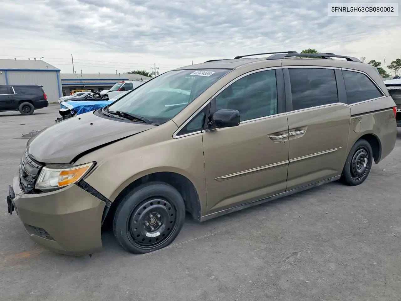 2012 Honda Odyssey Exl VIN: 5FNRL5H63CB080002 Lot: 57424586