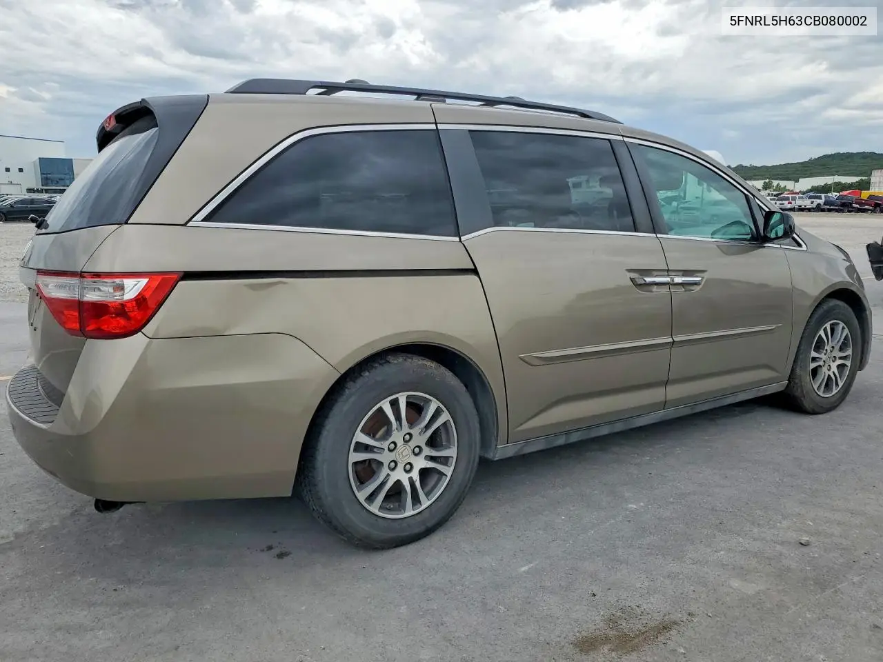 2012 Honda Odyssey Exl VIN: 5FNRL5H63CB080002 Lot: 57424586