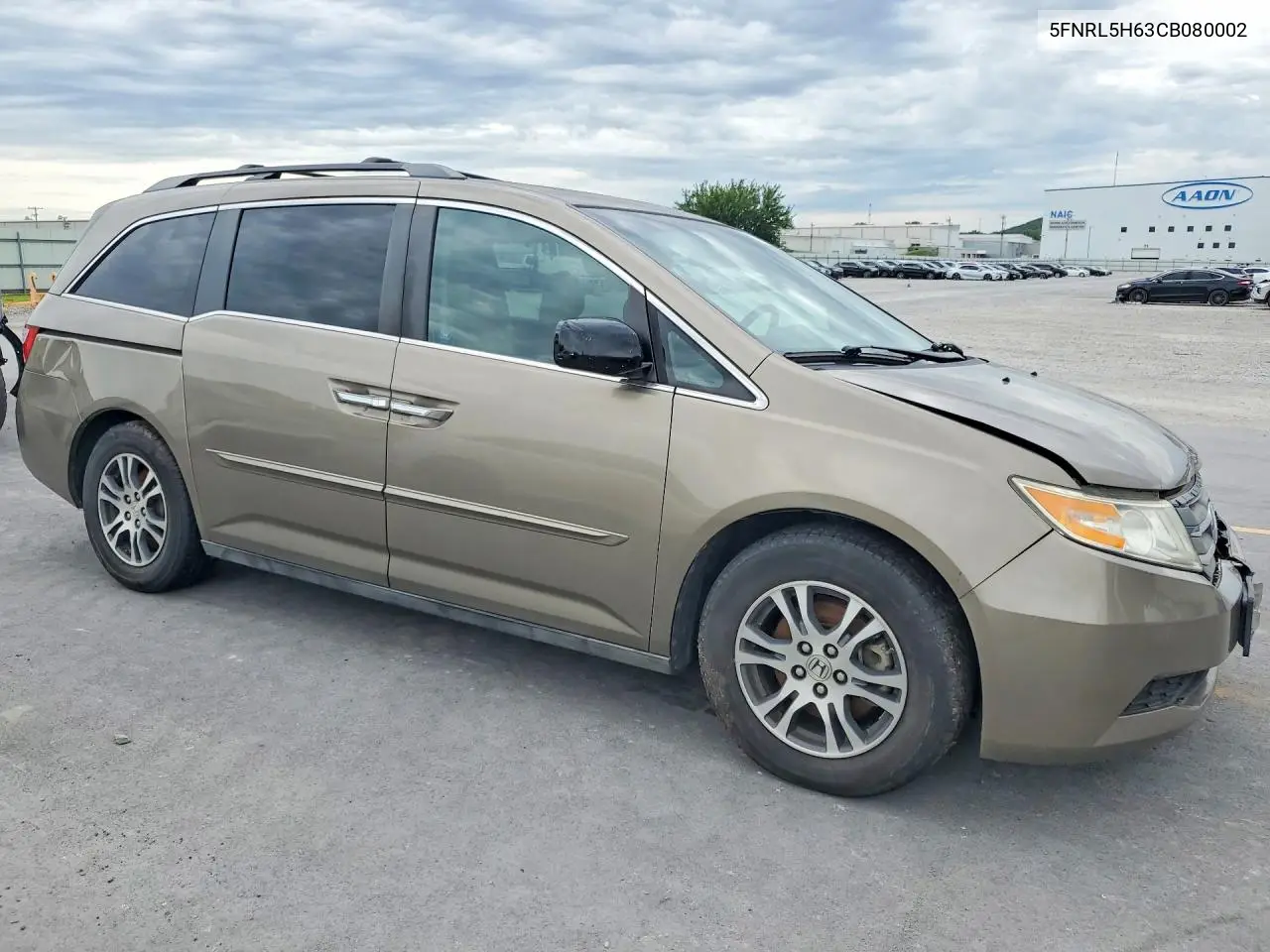 2012 Honda Odyssey Exl VIN: 5FNRL5H63CB080002 Lot: 57424586