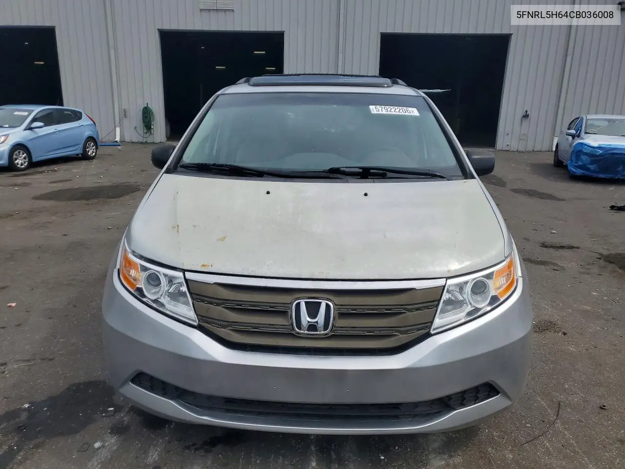 5FNRL5H64CB036008 2012 Honda Odyssey Exl