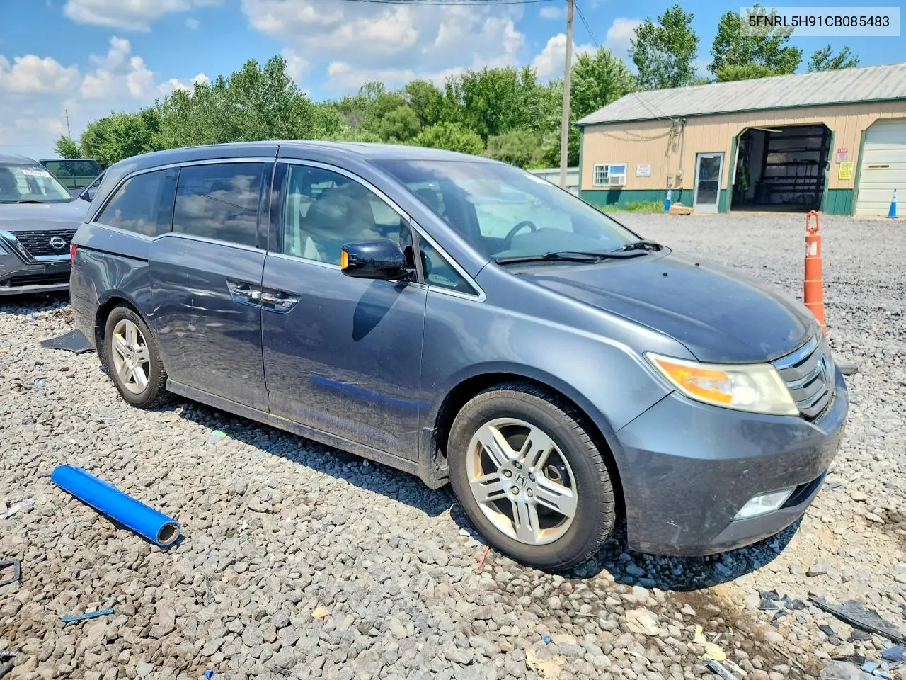 2012 Honda Odyssey Touring VIN: 5FNRL5H91CB085483 Lot: 61549916