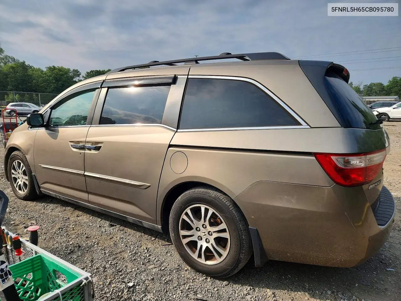 2012 Honda Odyssey Exl VIN: 5FNRL5H65CB095780 Lot: 61687576