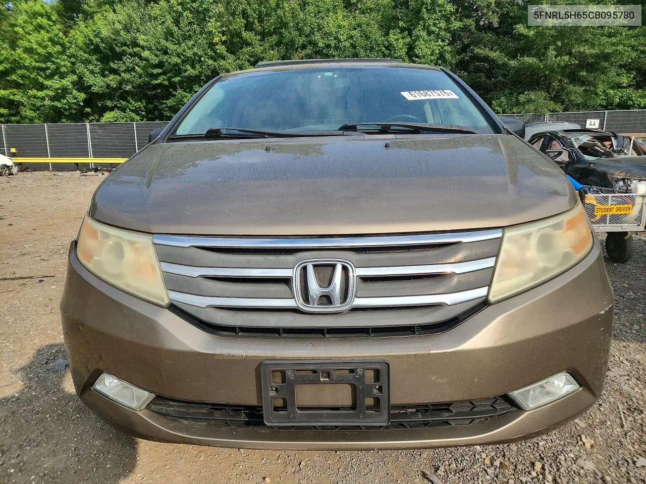 2012 Honda Odyssey Exl VIN: 5FNRL5H65CB095780 Lot: 61687576