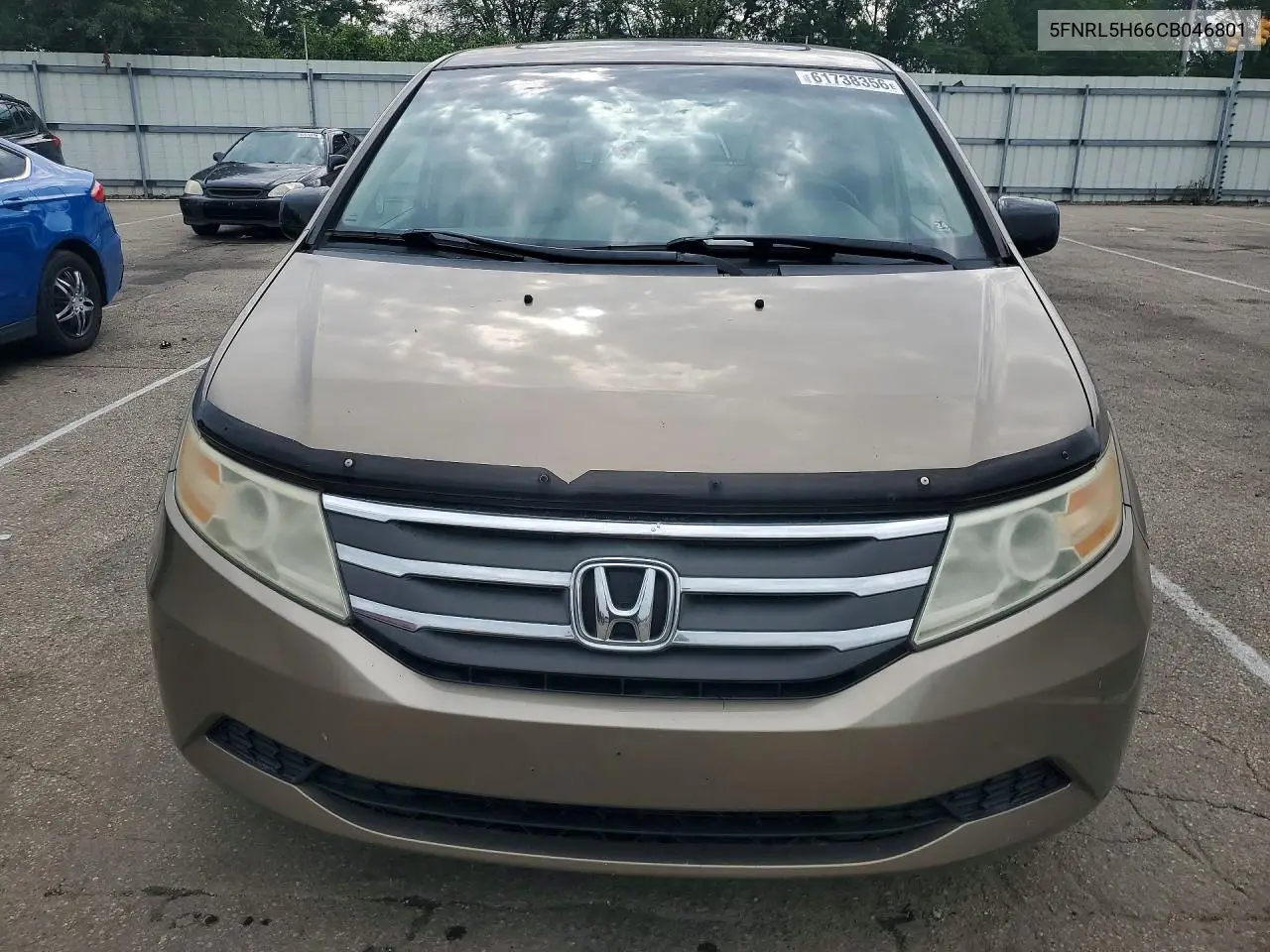 2012 Honda Odyssey Exl VIN: 5FNRL5H66CB046801 Lot: 61738356