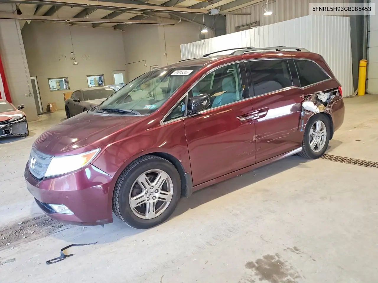2012 Honda Odyssey Touring VIN: 5FNRL5H93CB085453 Lot: 61918366
