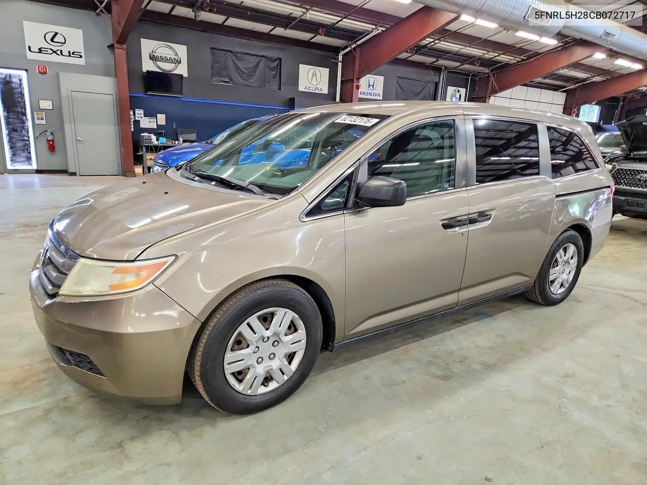 2012 Honda Odyssey Lx VIN: 5FNRL5H28CB072717 Lot: 62132176