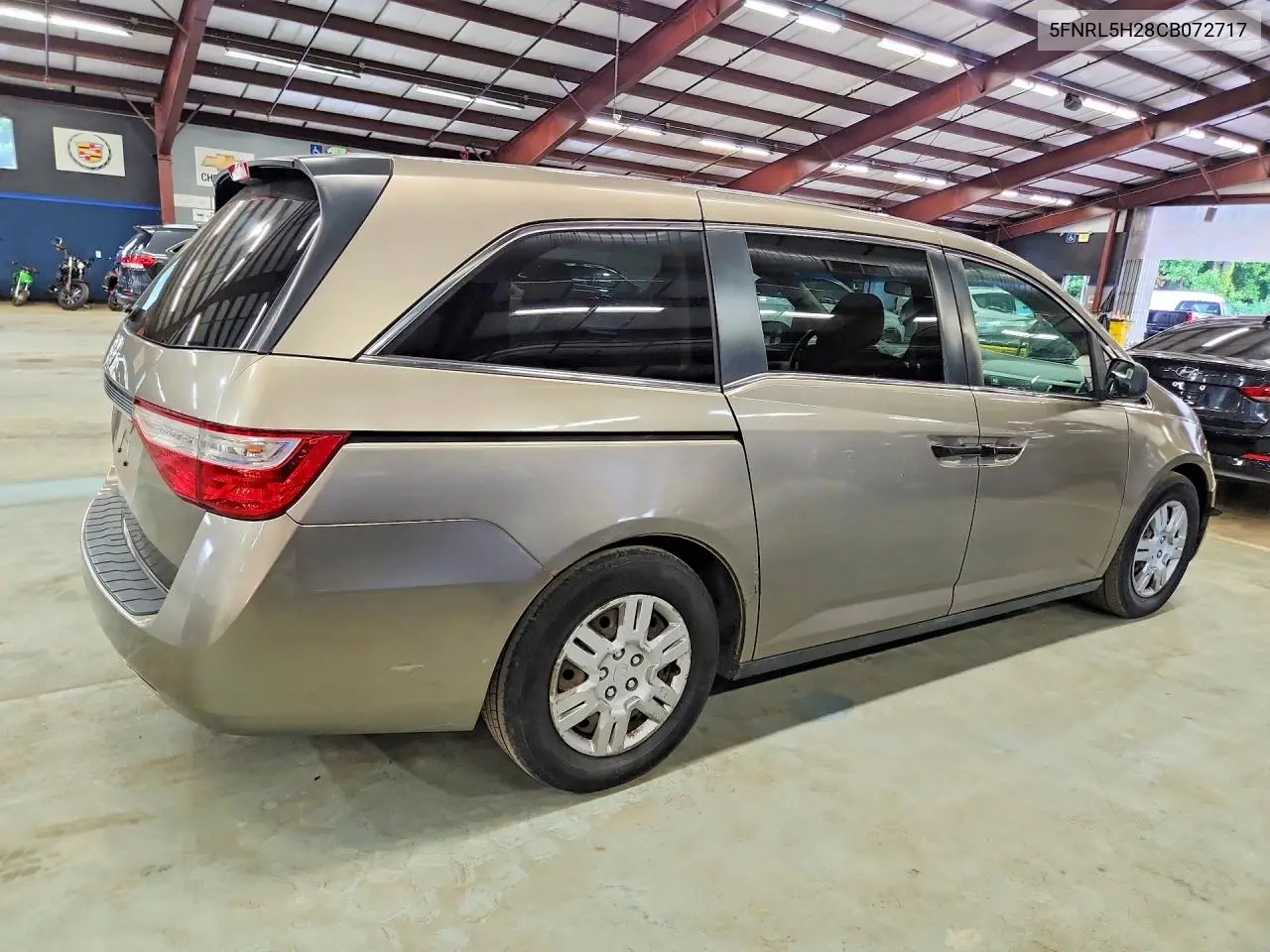2012 Honda Odyssey Lx VIN: 5FNRL5H28CB072717 Lot: 62132176