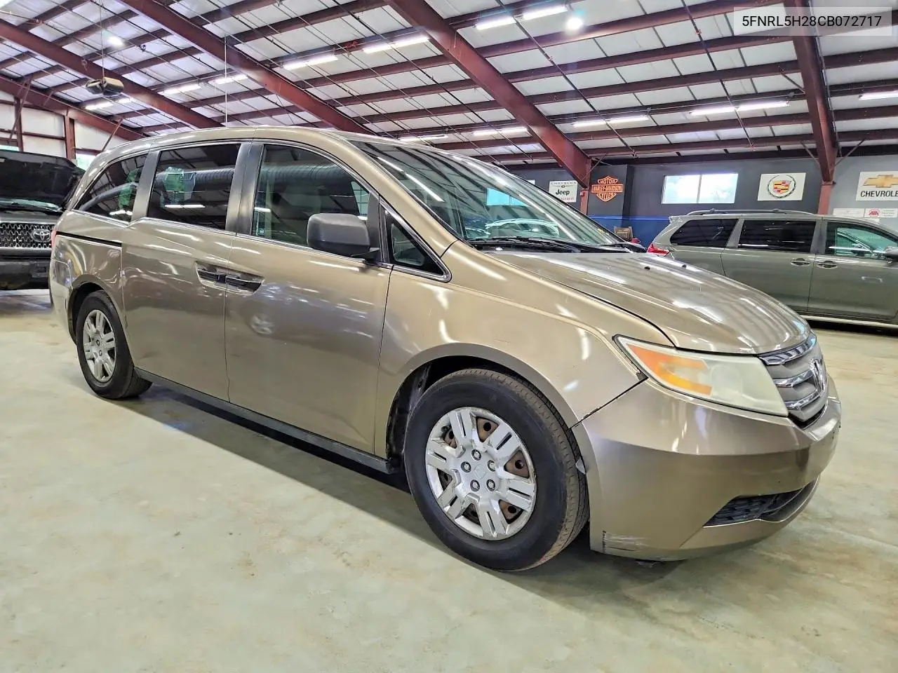 2012 Honda Odyssey Lx VIN: 5FNRL5H28CB072717 Lot: 62132176