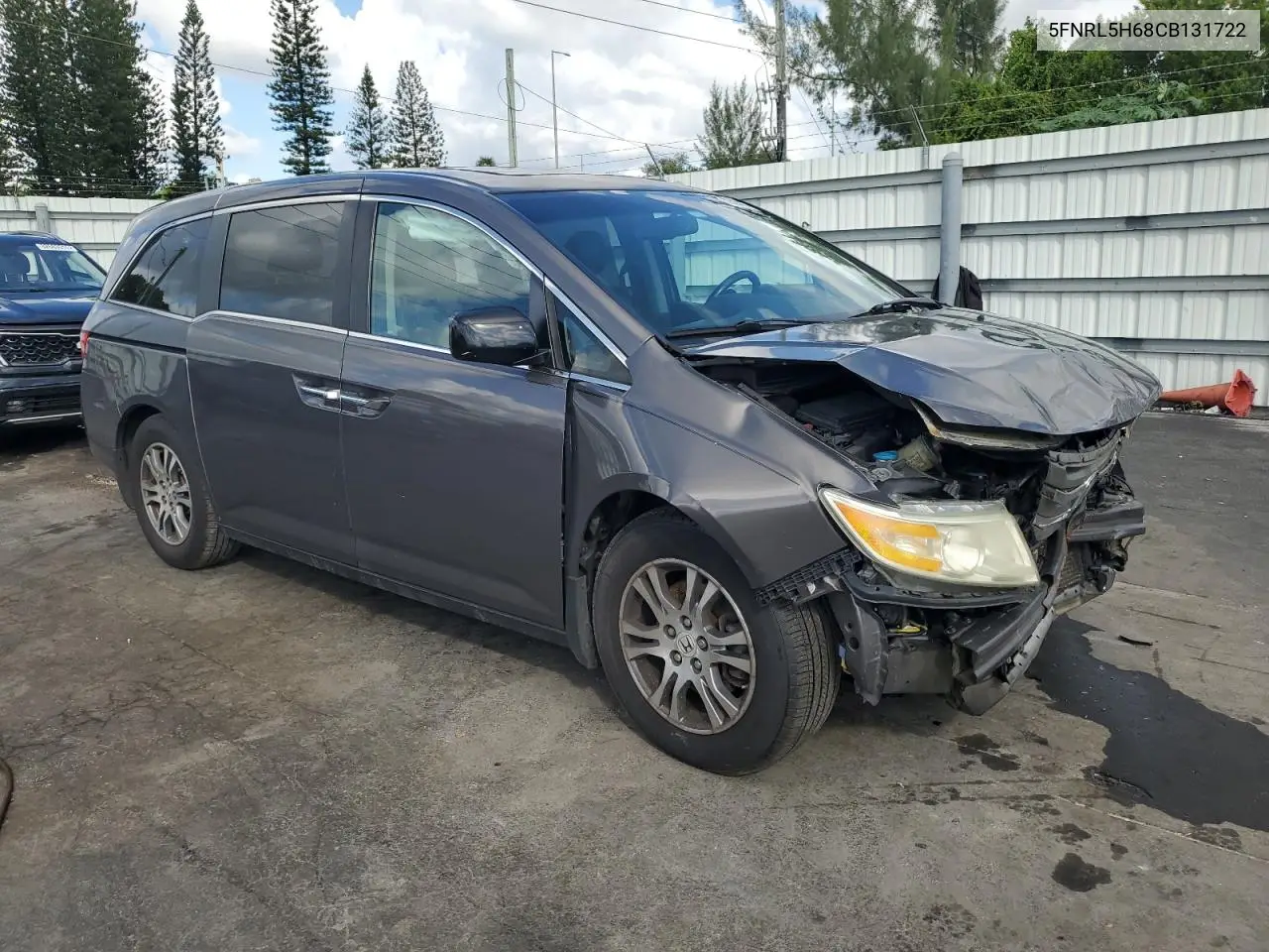 5FNRL5H68CB131722 2012 Honda Odyssey Exl