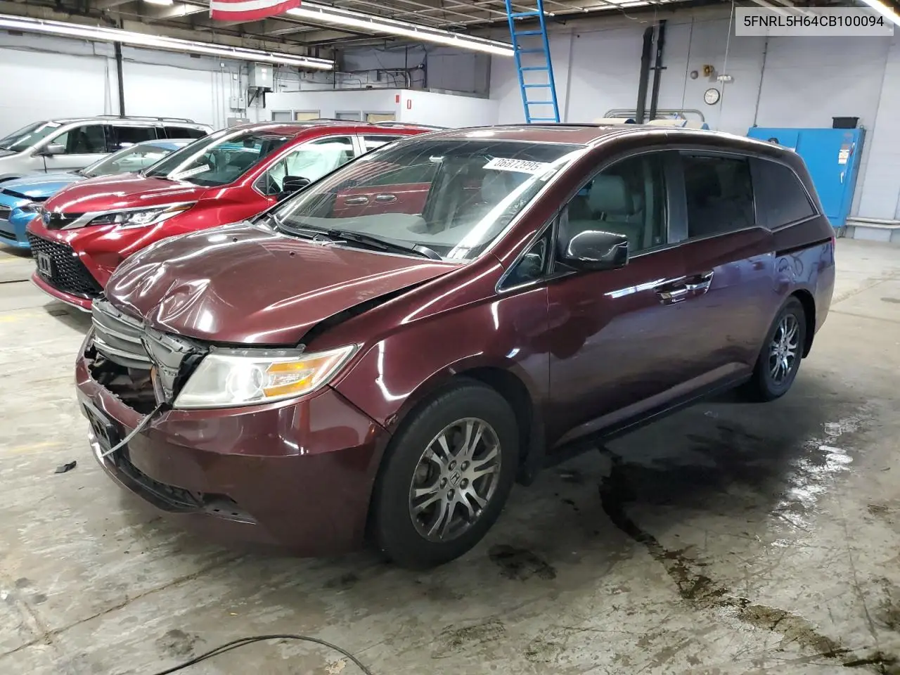 5FNRL5H64CB100094 2012 Honda Odyssey Exl