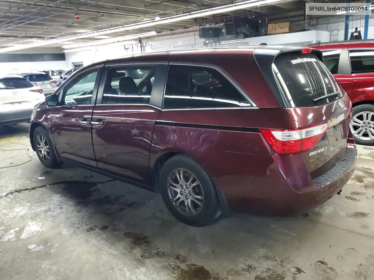 5FNRL5H64CB100094 2012 Honda Odyssey Exl