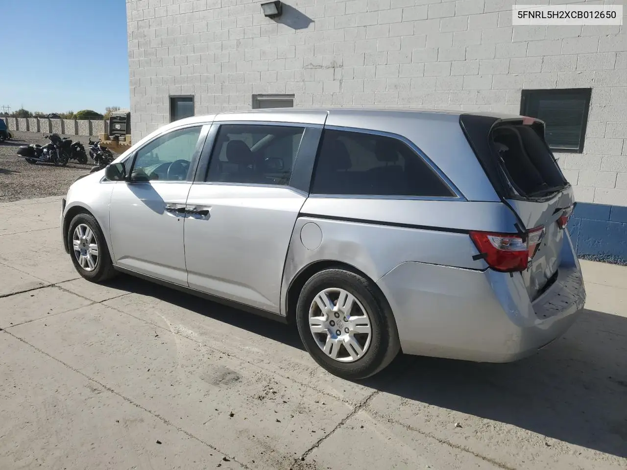 5FNRL5H2XCB012650 2012 Honda Odyssey Lx