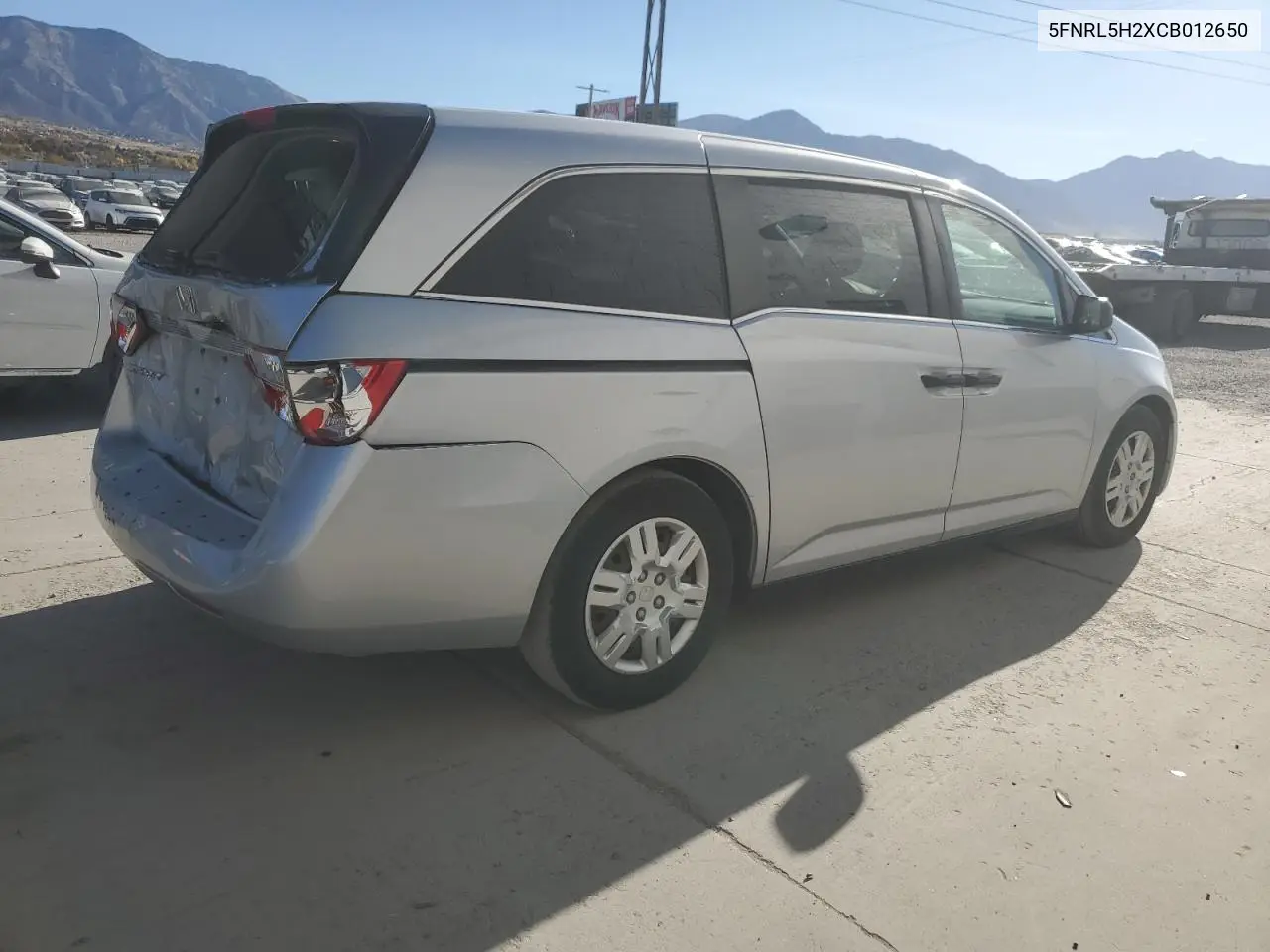 5FNRL5H2XCB012650 2012 Honda Odyssey Lx