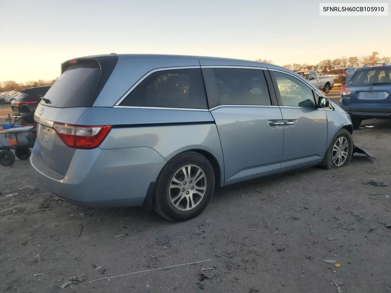 5FNRL5H60CB105910 2012 Honda Odyssey Exl
