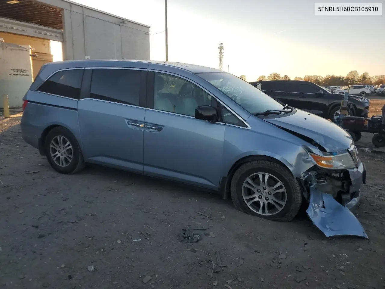 5FNRL5H60CB105910 2012 Honda Odyssey Exl