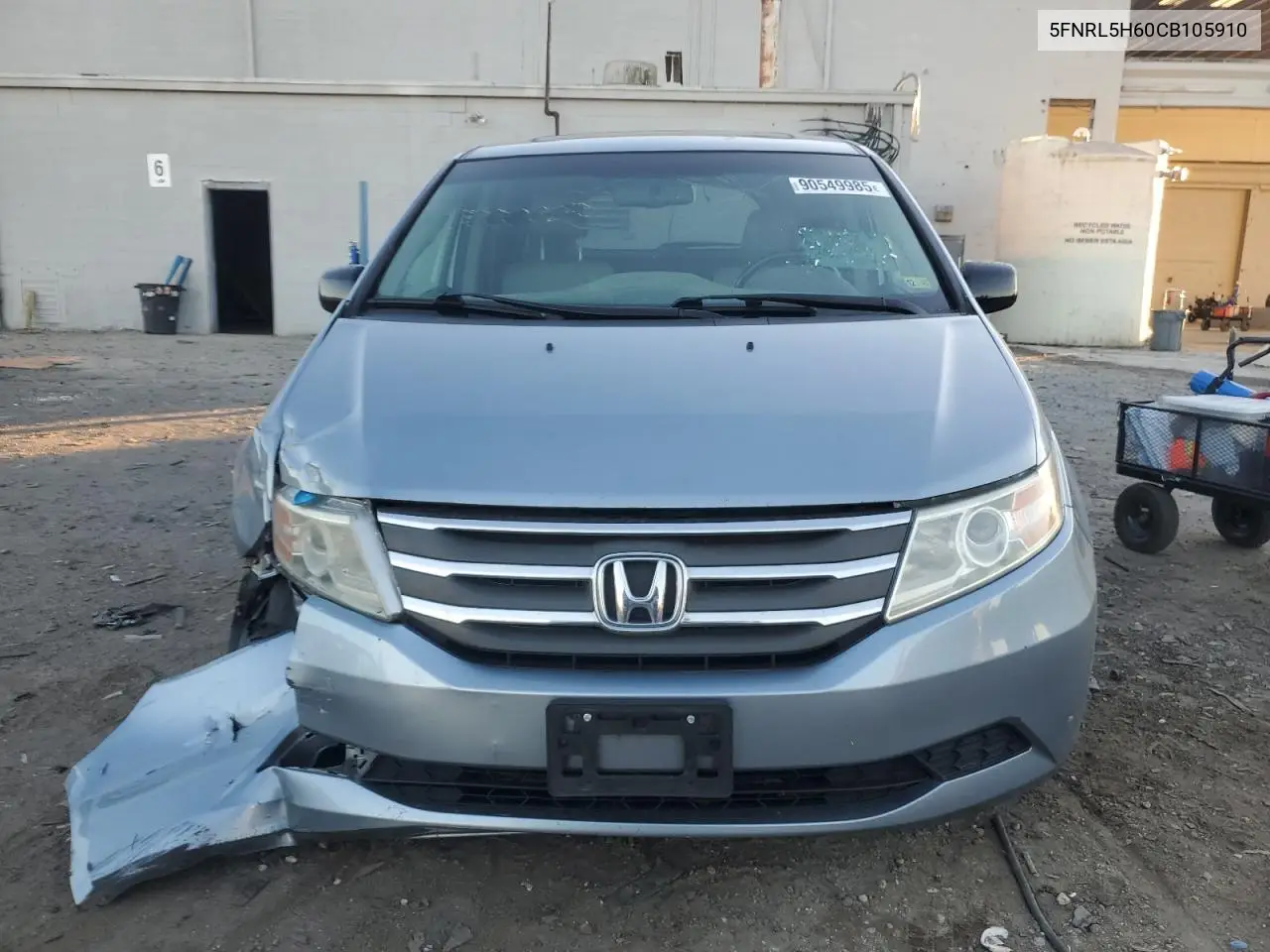 5FNRL5H60CB105910 2012 Honda Odyssey Exl