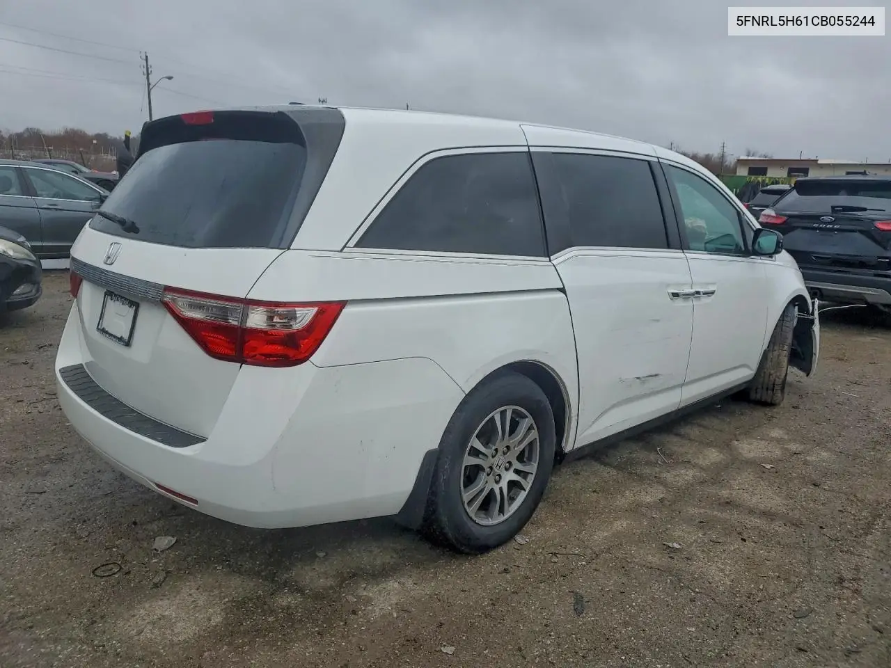 5FNRL5H61CB055244 2012 Honda Odyssey Exl