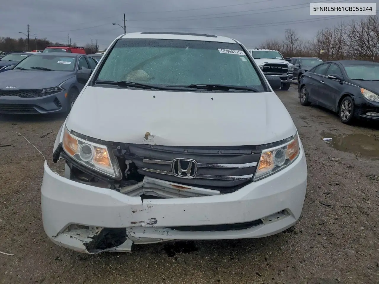 5FNRL5H61CB055244 2012 Honda Odyssey Exl