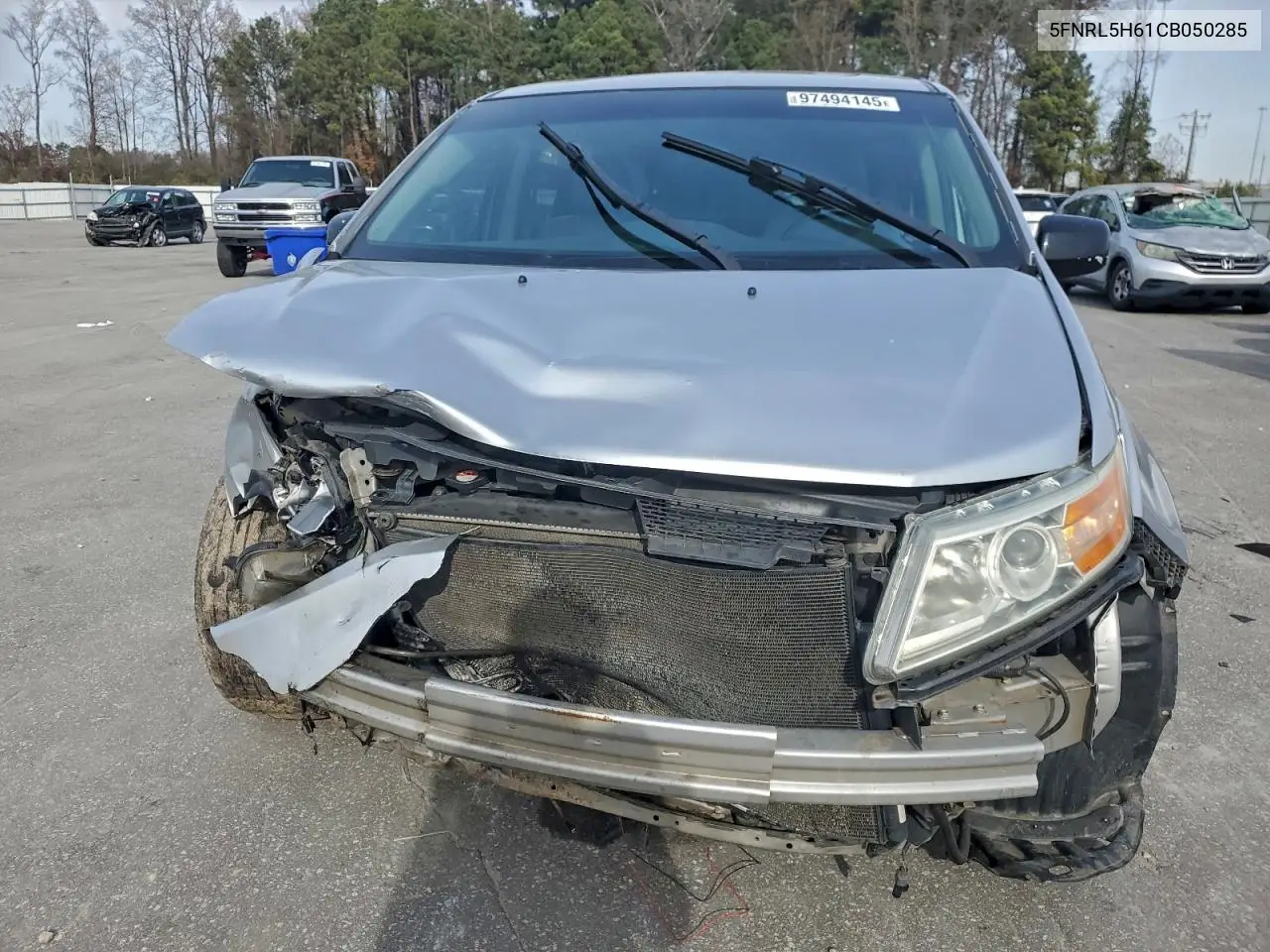 5FNRL5H61CB050285 2012 Honda Odyssey Exl