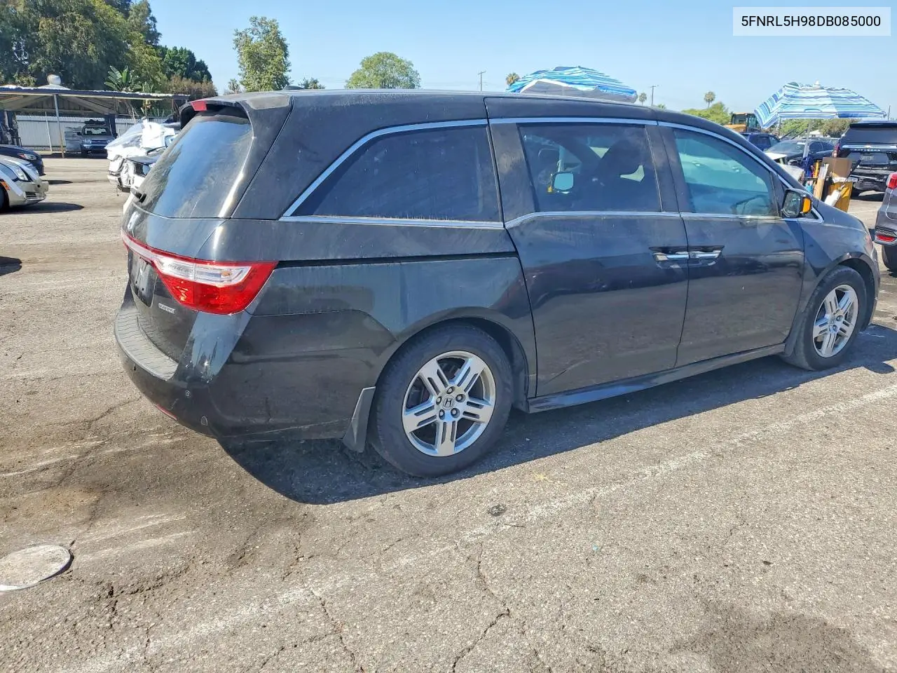 2013 Honda Odyssey Touring VIN: 5FNRL5H98DB085000 Lot: 56654286