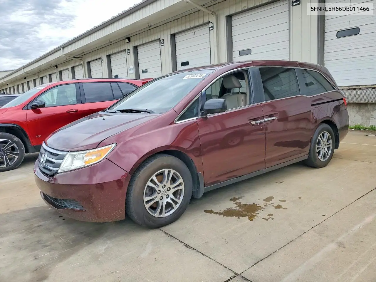 5FNRL5H66DB011466 2013 Honda Odyssey Exl