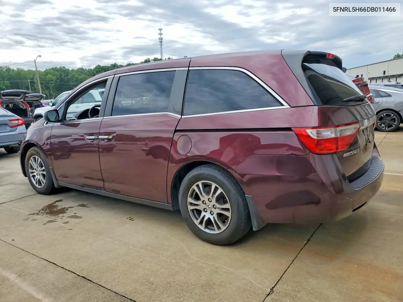 5FNRL5H66DB011466 2013 Honda Odyssey Exl