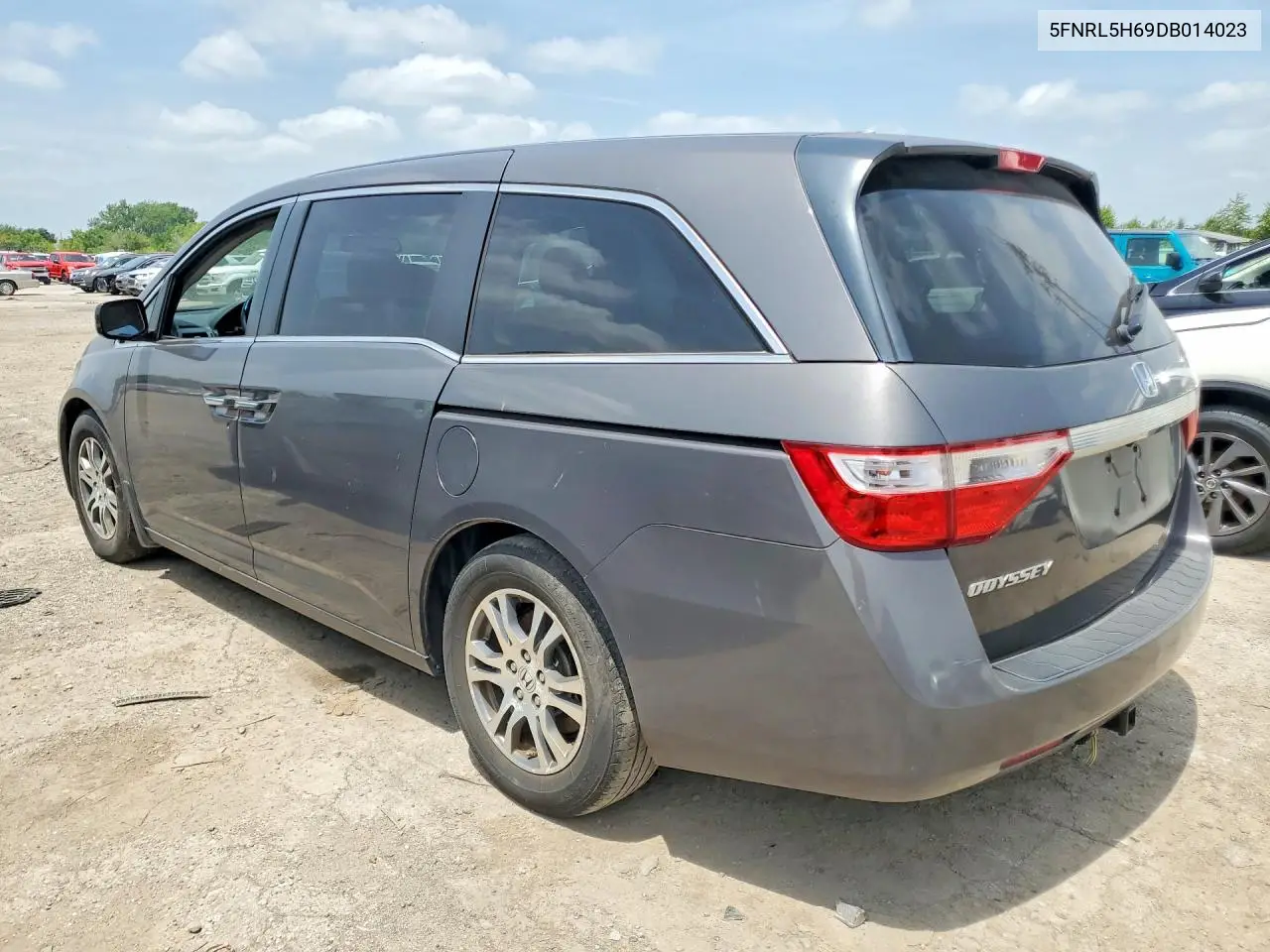 2013 Honda Odyssey Exl VIN: 5FNRL5H69DB014023 Lot: 58976576