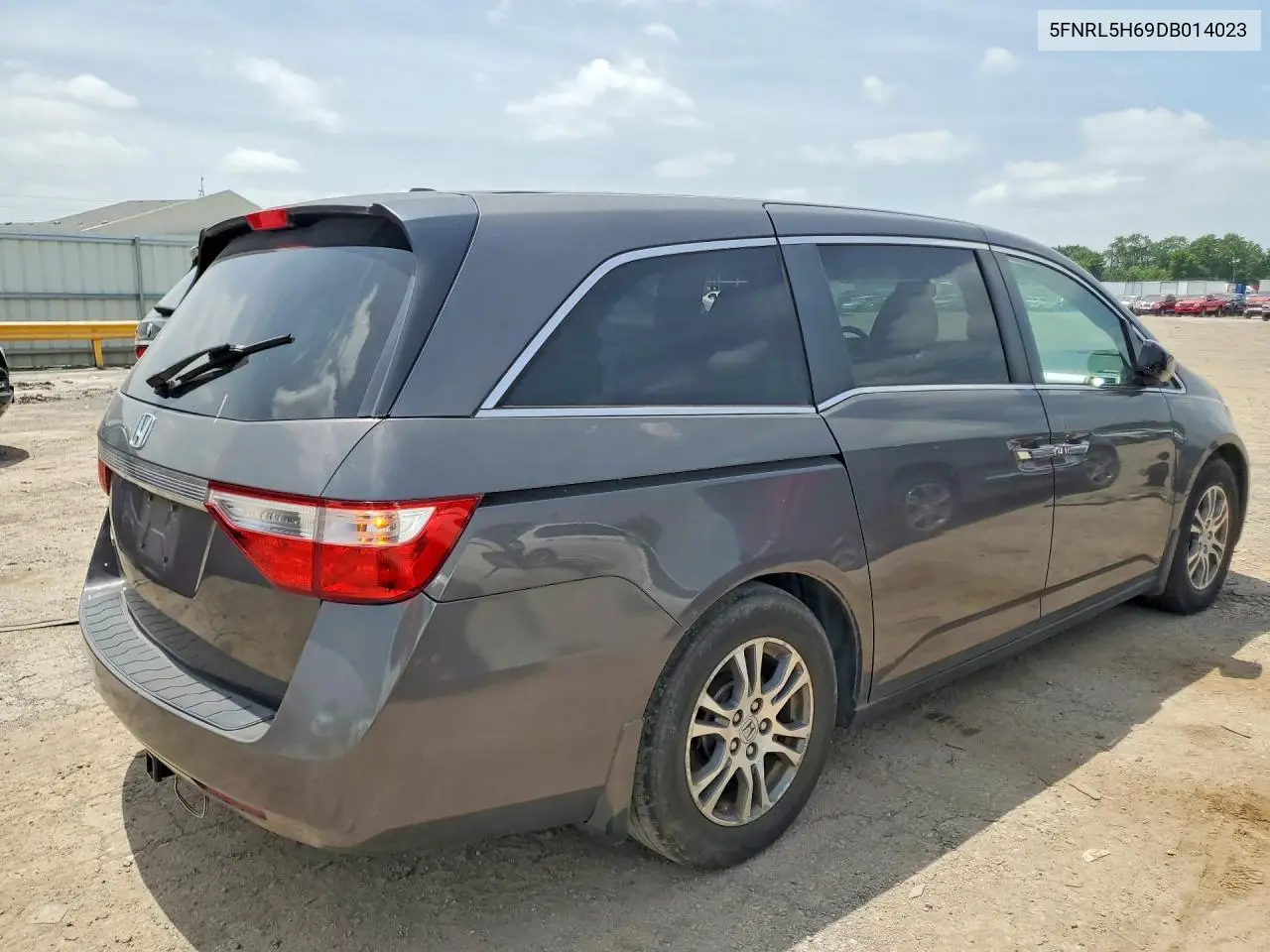 2013 Honda Odyssey Exl VIN: 5FNRL5H69DB014023 Lot: 58976576