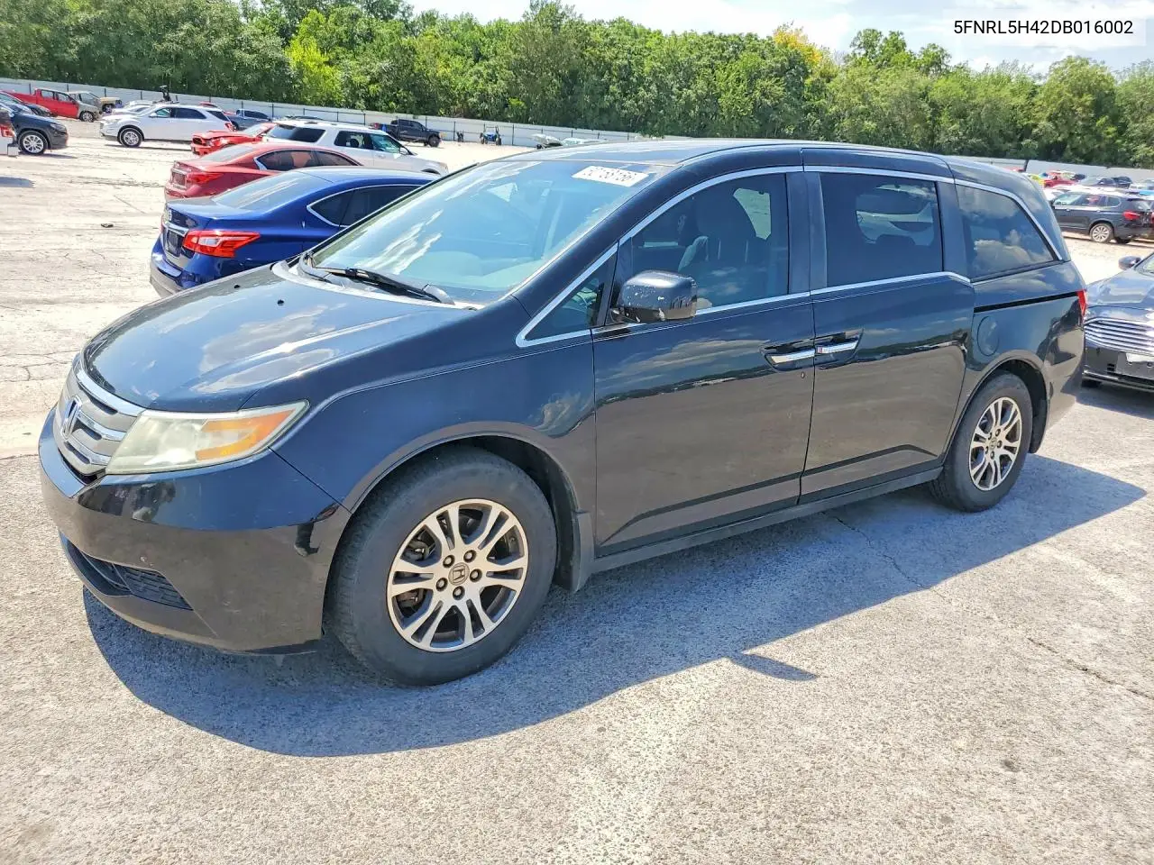 2013 Honda Odyssey Ex VIN: 5FNRL5H42DB016002 Lot: 60158156