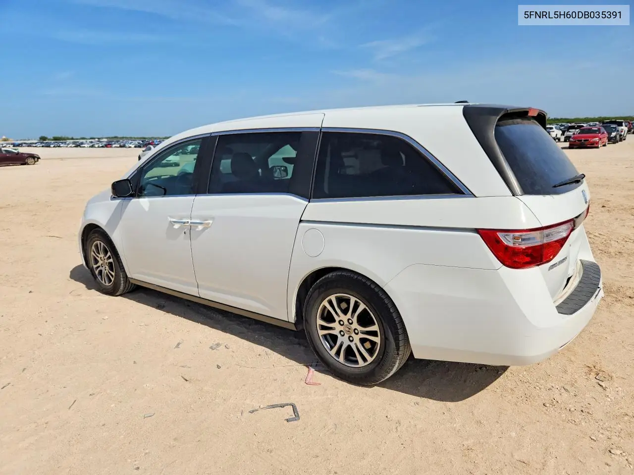 2013 Honda Odyssey Exl VIN: 5FNRL5H60DB035391 Lot: 61486916