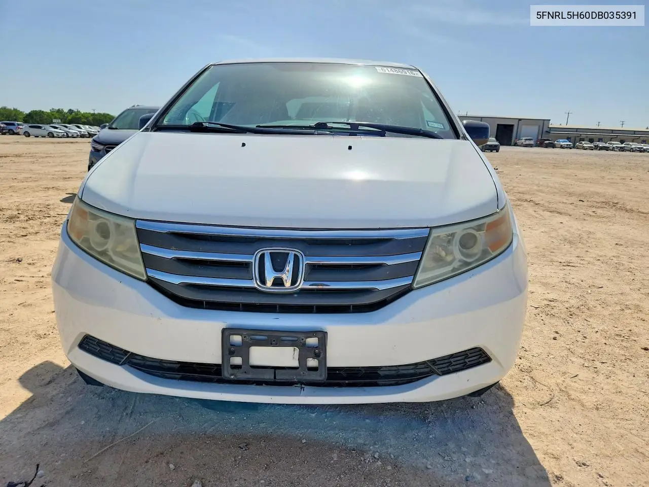 2013 Honda Odyssey Exl VIN: 5FNRL5H60DB035391 Lot: 61486916