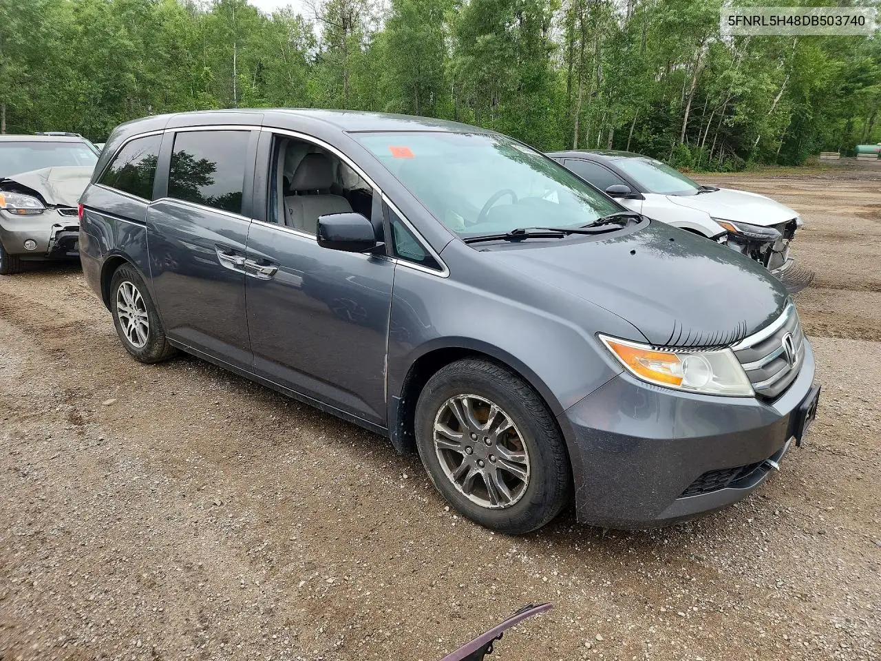 2013 Honda Odyssey Ex VIN: 5FNRL5H48DB503740 Lot: 61569376