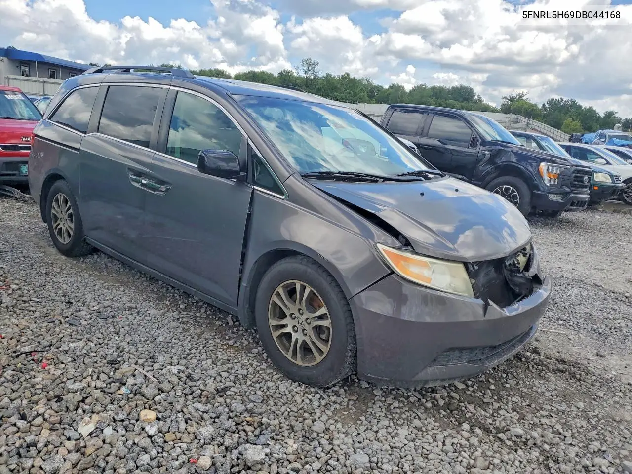 2013 Honda Odyssey Exl VIN: 5FNRL5H69DB044168 Lot: 61584726