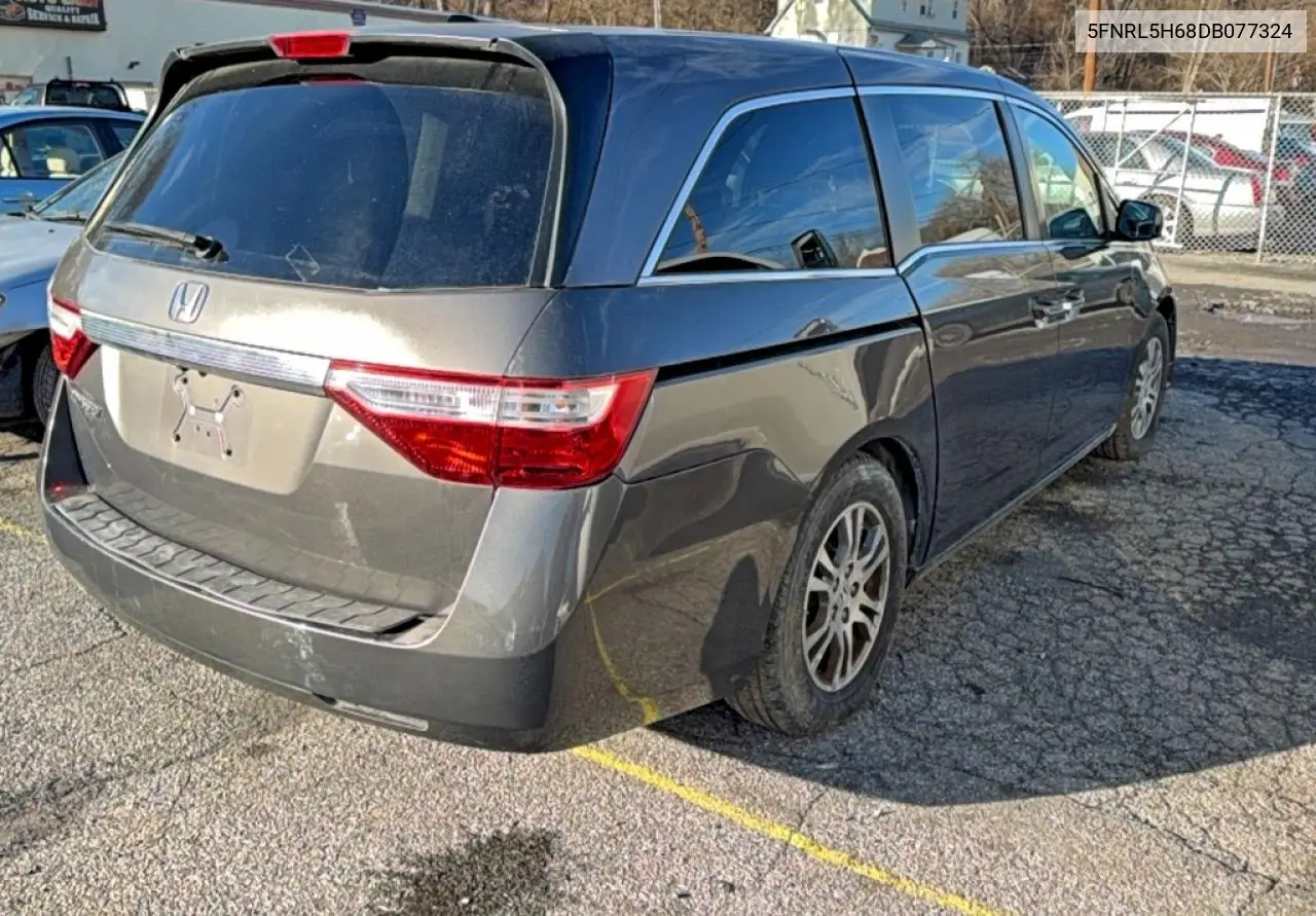5FNRL5H68DB077324 2013 Honda Odyssey Exl