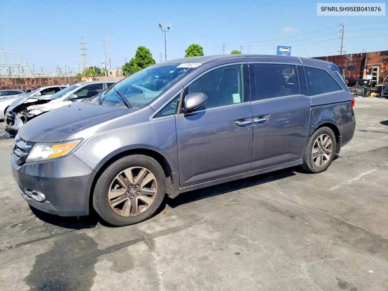 5FNRL5H95EB041876 2014 Honda Odyssey Touring