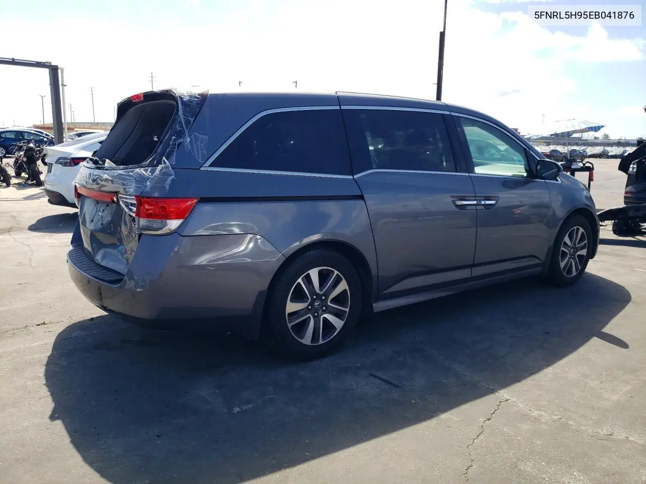 5FNRL5H95EB041876 2014 Honda Odyssey Touring
