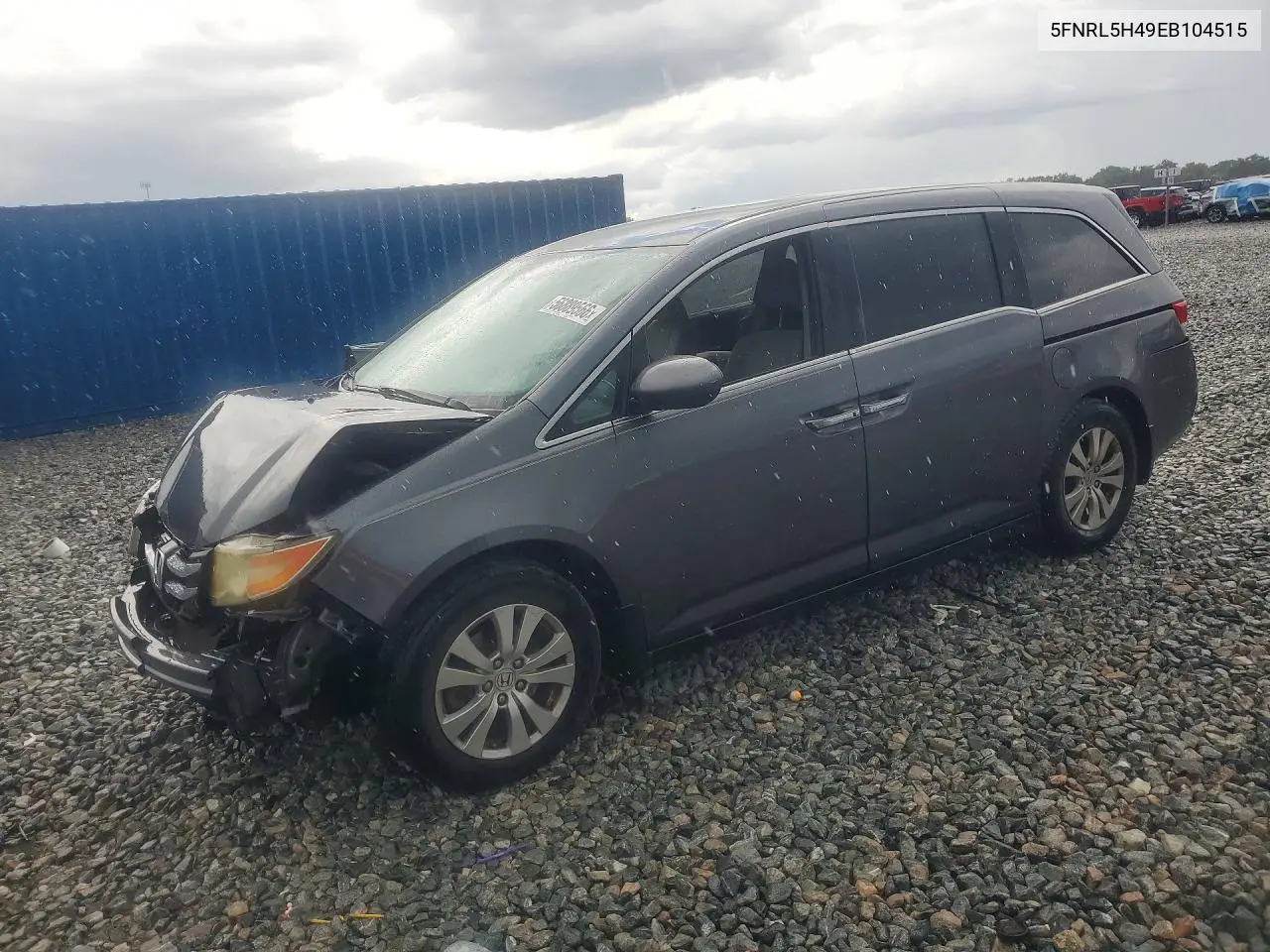 2014 Honda Odyssey Ex VIN: 5FNRL5H49EB104515 Lot: 56889566