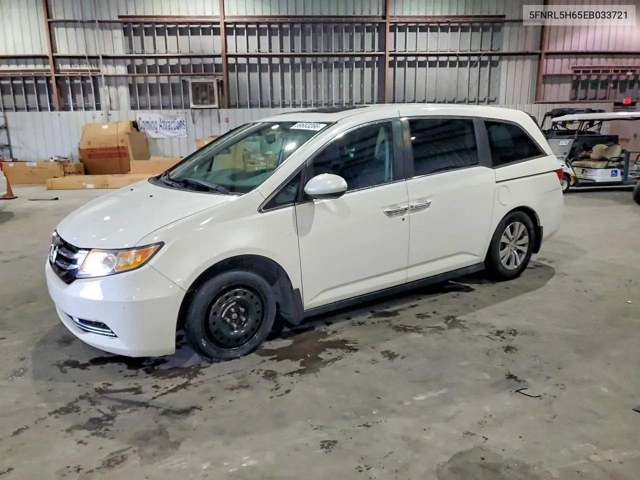 2014 Honda Odyssey Exl VIN: 5FNRL5H65EB033721 Lot: 59683266