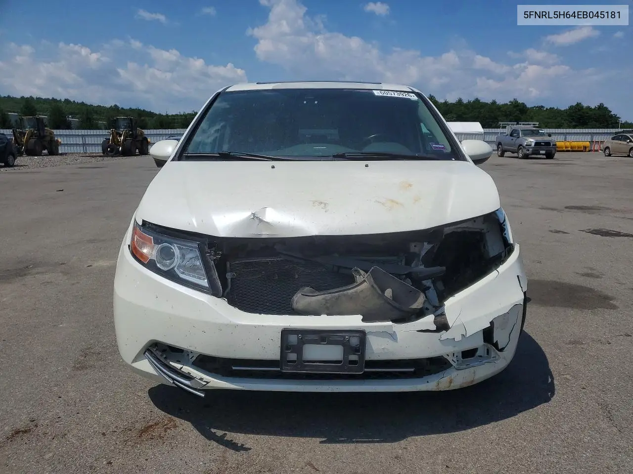 2014 Honda Odyssey Exl VIN: 5FNRL5H64EB045181 Lot: 60573926