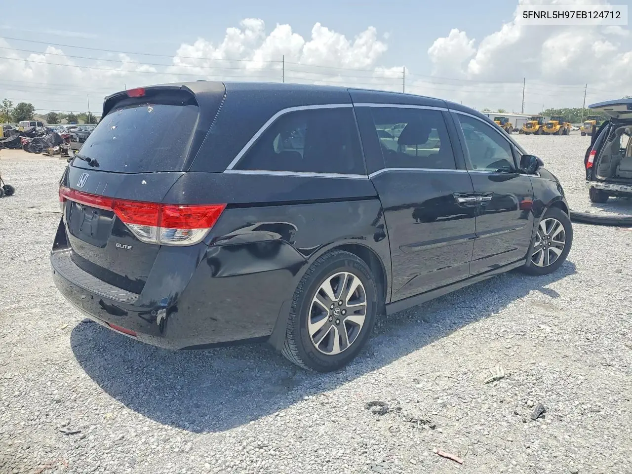 2014 Honda Odyssey Touring/Touring Elite VIN: 5FNRL5H97EB124712 Lot: 60580606