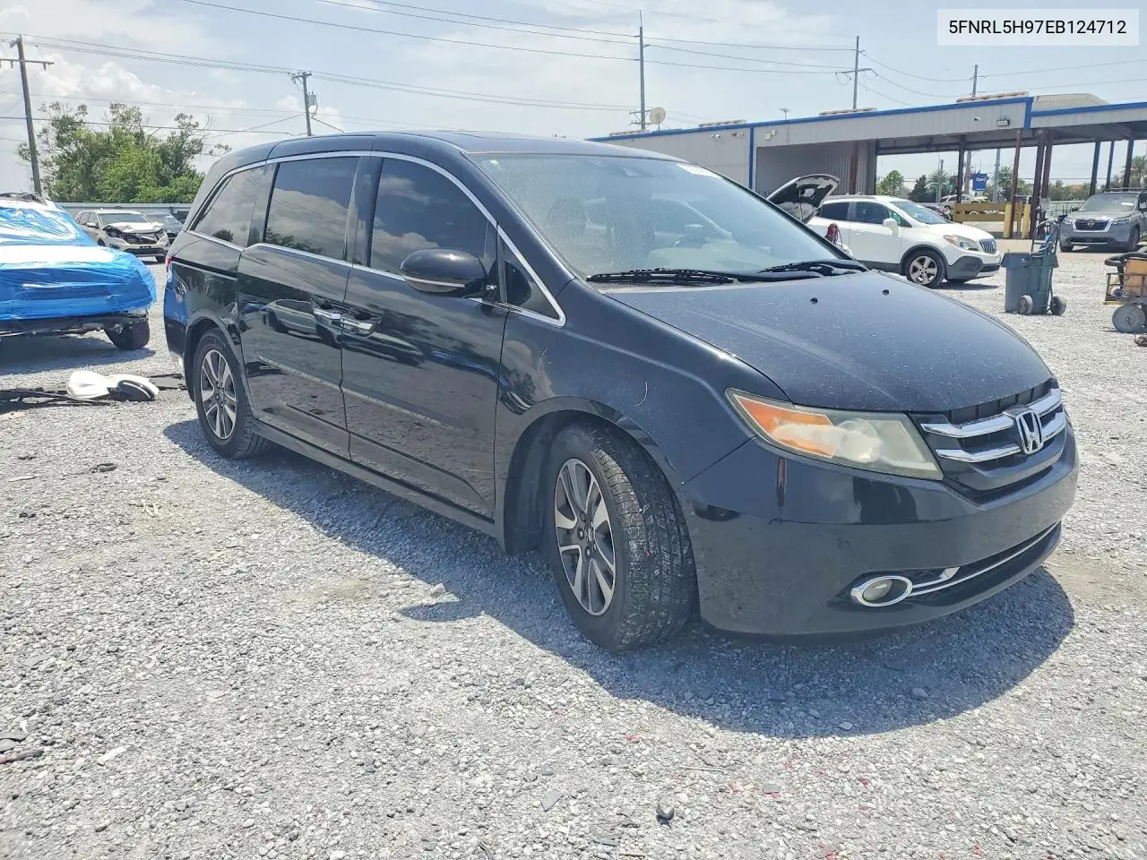 2014 Honda Odyssey Touring/Touring Elite VIN: 5FNRL5H97EB124712 Lot: 60580606