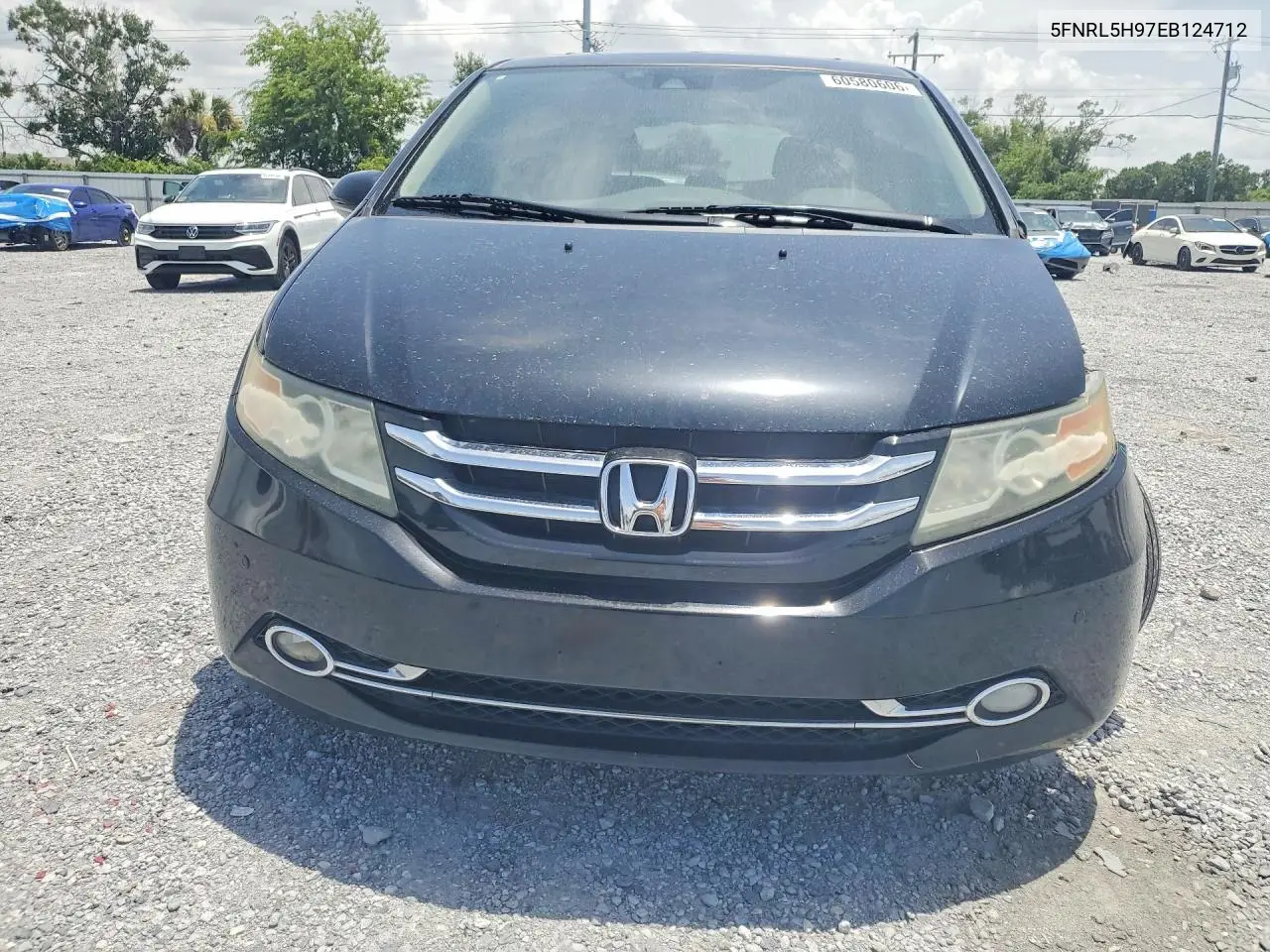 2014 Honda Odyssey Touring/Touring Elite VIN: 5FNRL5H97EB124712 Lot: 60580606