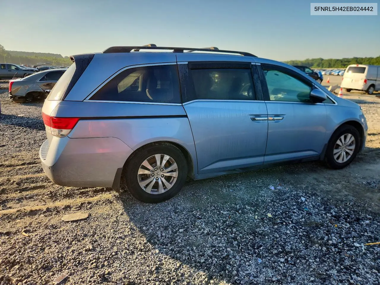 2014 Honda Odyssey Ex VIN: 5FNRL5H42EB024442 Lot: 60935726