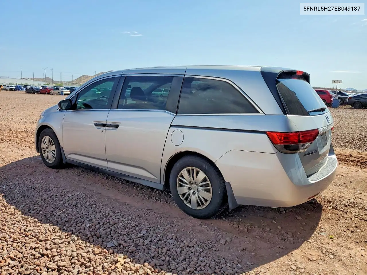 5FNRL5H27EB049187 2014 Honda Odyssey Lx