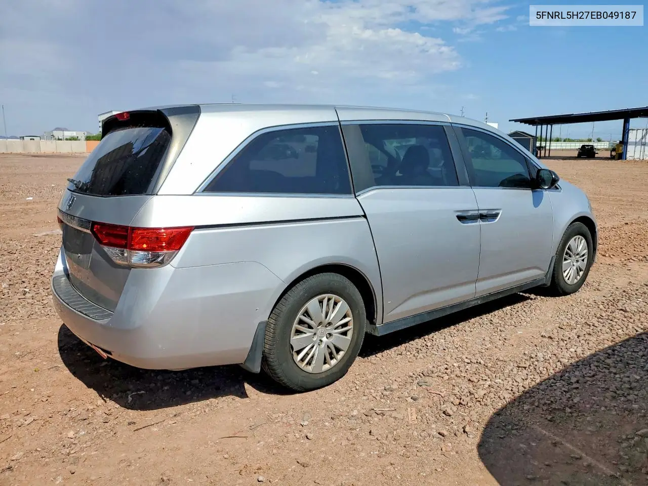 5FNRL5H27EB049187 2014 Honda Odyssey Lx