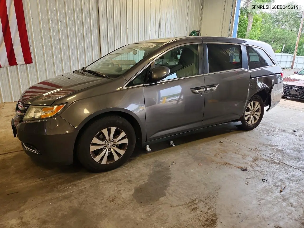 2014 Honda Odyssey Exl VIN: 5FNRL5H68EB045619 Lot: 61912536