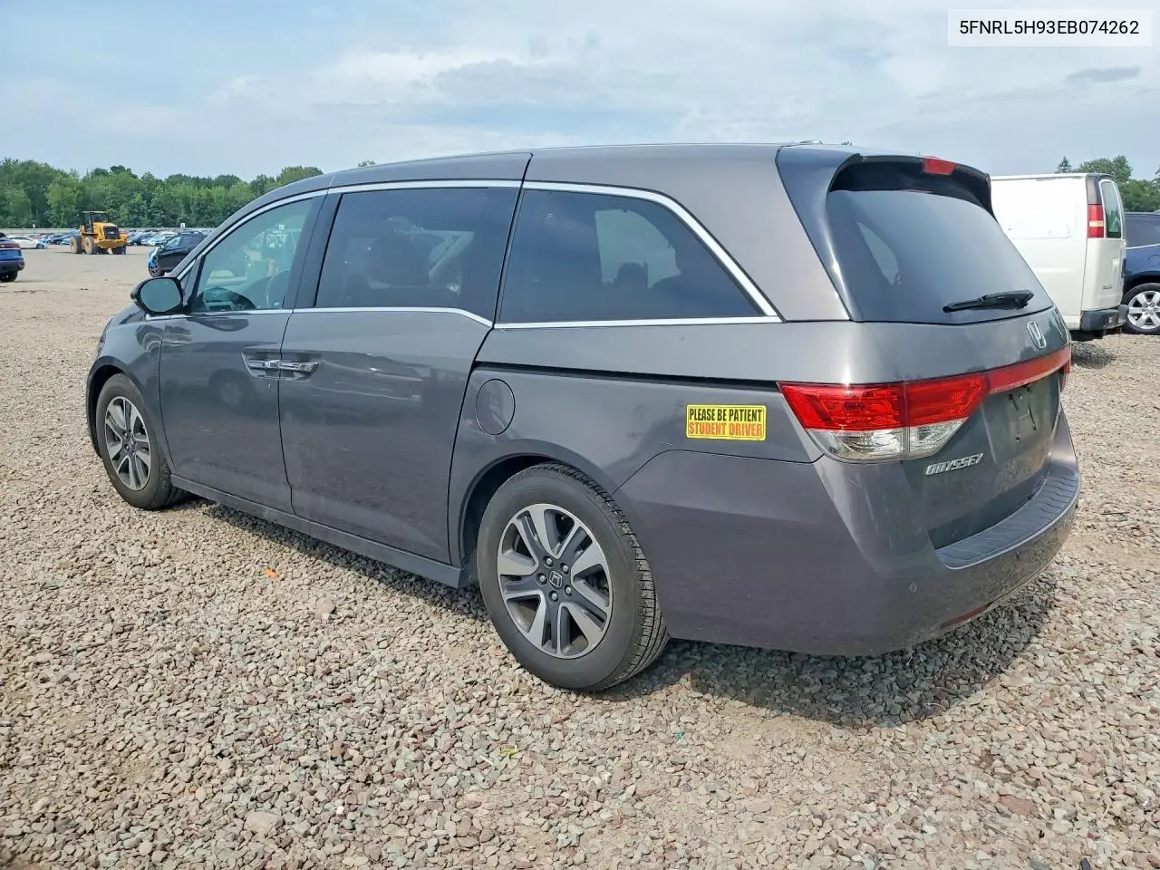 2014 Honda Odyssey Touring VIN: 5FNRL5H93EB074262 Lot: 62082366