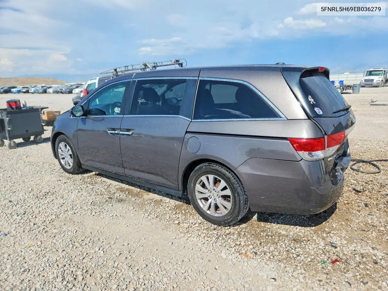 2014 Honda Odyssey Exl VIN: 5FNRL5H69EB036279 Lot: 62083706