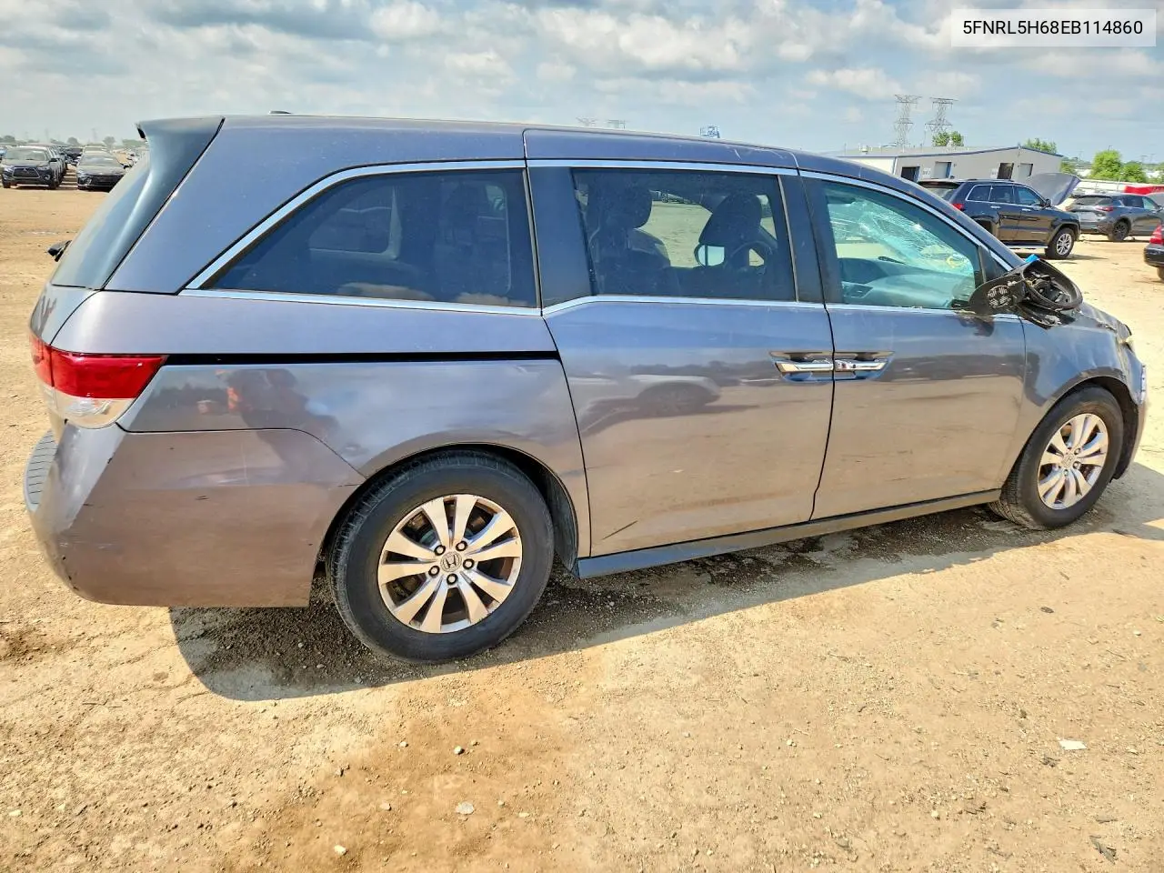 2014 Honda Odyssey Exl VIN: 5FNRL5H68EB114860 Lot: 62158186